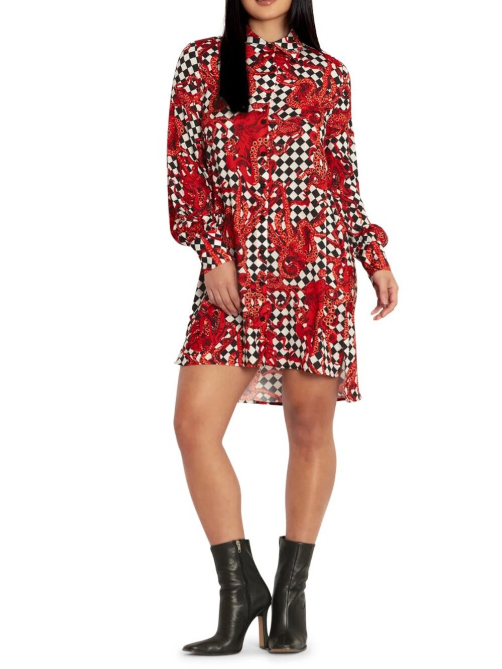 Blackmilk Gothtopus Work It Shirt Dress. AU 14. XL. NWT. octopus. tunic.
